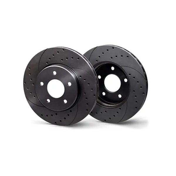 Dischi Freno Anteriori forati e Baffati T5 305 x 28 mm Grande Punto Abarth - Rotinger - immagine 3