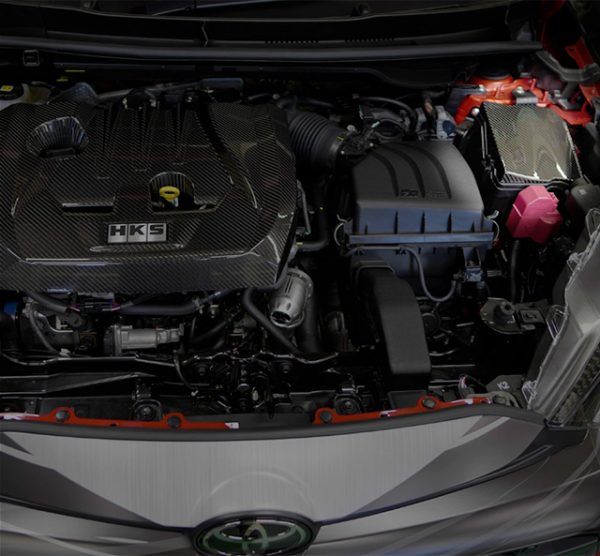 Coperchio scatola fusibili in fibra di carbonio Toyota YARIS GR - Carbon fuse cover - immagine 3