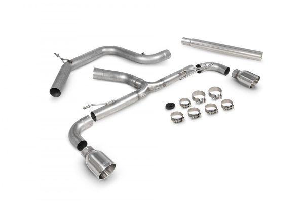 Scarico Diretto 76mm Scirocco R Scorpion Predator Catback Exhaust - immagine 2