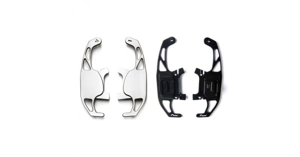 Paddle Volante - Palette cambio DSG in alluminio colore NERO Audi A3 & S3 8V / Seat / Cupra Leon 5F (VOLANTE NON AUDI SPORT)