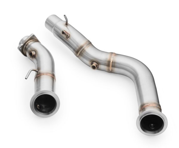 Downpipe Scat BMW M3 F80 / M4 F82 F83 / M2 Competition F87 - S55 Decat - immagine 2