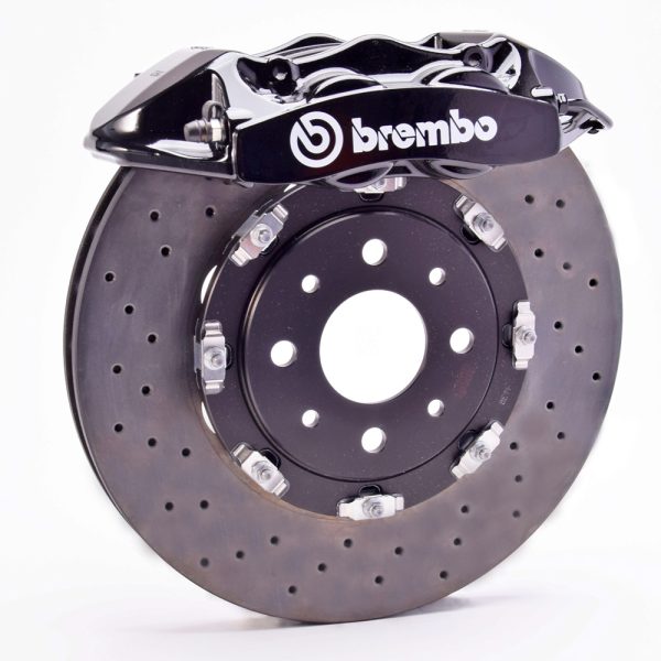 Impianto frenante maggiorato Brembo GT 305 x 28 mm Dischi Scomponibili flottanti - ABARTH 500 / 595 / 695 - immagine 2
