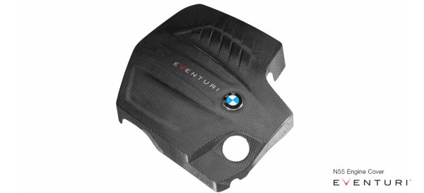 Coprimotore in Carbonio Eventuri BMW 135i / 235i / 335i / 435i / M2 F2X F3X F87 Motore N55 - Carbon Engine Cover Gloss Finish
