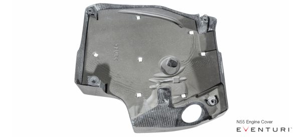 Coprimotore in Carbonio Eventuri BMW 135i / 235i / 335i / 435i / M2 F2X F3X F87 Motore N55 - Carbon Engine Cover Gloss Finish - immagine 2