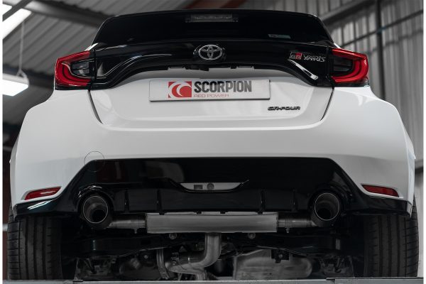 SCARICO CATBACK 76MM TOYOTA YARIS GR - SCORPION GPF-BACK - Terminali in Carbonio - immagine 5