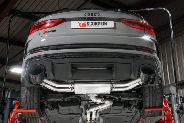 Scarico Sportivo / Catback con Valvola Audi RSQ3 F3 dal 2019 - Scorpion - immagine 4