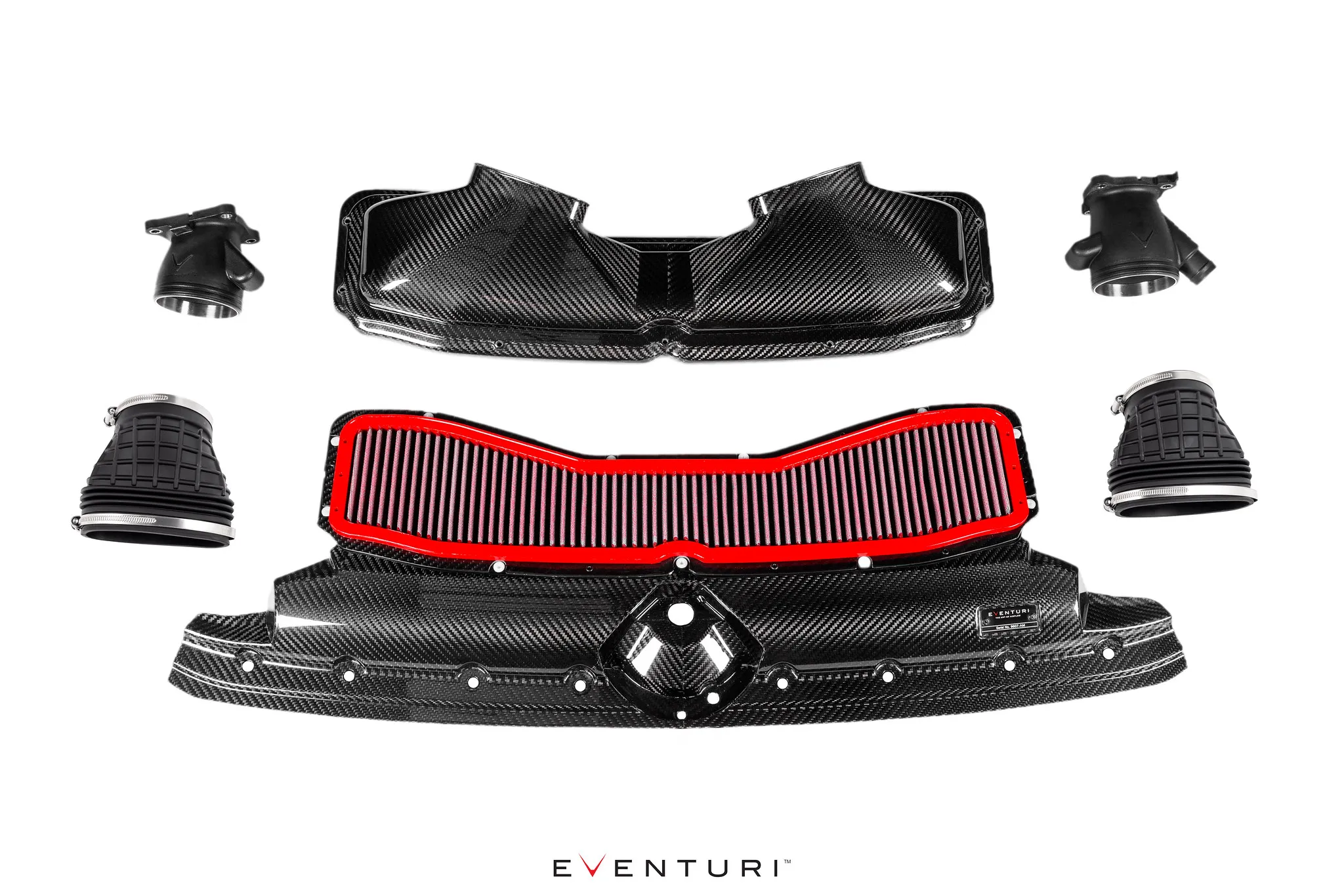 Aspirazione in carbonio lucido Audi RS6 C8 / RS7 C8 - Eventuri Carbon Fiber Intake System Gloss
