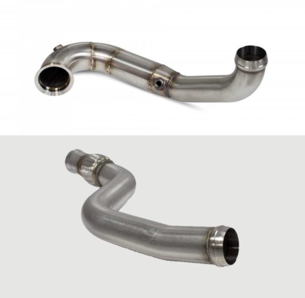 Downpipe Scat + Front Flex Pipe Mercedes A45 AMG W176 / CLA45 AMG C117 / GLA45 AMG X166 - Scorpion Decat
