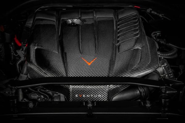 Coprimotore in Carbonio Toyota Supra GR 3.0 A90 MK5 - Eventuri Carbon Fiber Engine Cover - immagine 3