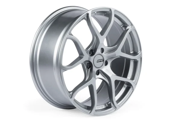 SET 4 CERCHI APR A01 Forgiati - Flow Formed - 19x8.5 - ET45 - 5x112 - Hyper Silver - Audi VW Cupra Seat Skoda