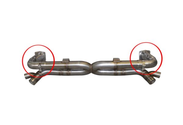 Coppia Downpipe Porsche 911 TURBO/TURBO S 3.8/3.8i / 997.2 (500/530 Hp) / 991.1 (520/560 Hp) / 991.2 (540/580 Hp)