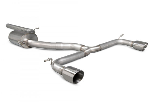 Scarico Sportivo / Catback Golf 7 MK7 GTI 76mm Non Resonated - Scorpion