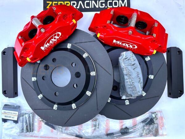 Impianto Frenante Maggiorato 4 Pompanti 330mm SEAT IBIZA 6L 5X100 PCD - V-MAXX VMAXX - immagine 3