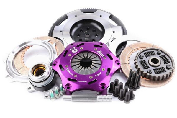 Kit Frizione Twin Plate Bidisco 184mm Rinforzata 1200Nm + Volano Monomassa Toyota Yaris GR -Sprung Ceramic Xtreme Performance