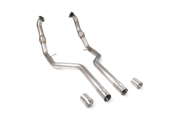 Front Pipes Exhaust Resonator Delete Audi S4 B9 / Audi S5 F5 Scorpion Front - Scorpion