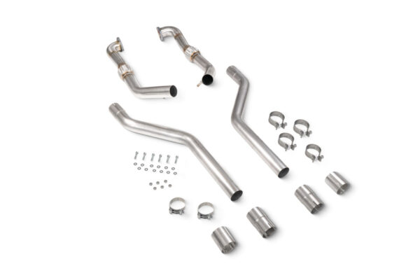 Front Pipes Exhaust Resonator Delete Audi S4 B9 / Audi S5 F5 Scorpion Front - Scorpion - immagine 2