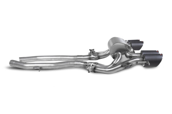 Scarico Sportivo con Valvole BMW M3 G80 G81 / M4 G82 G83 - Terminali Carbonio - Scorpion Exhaust GPF Back - immagine 2