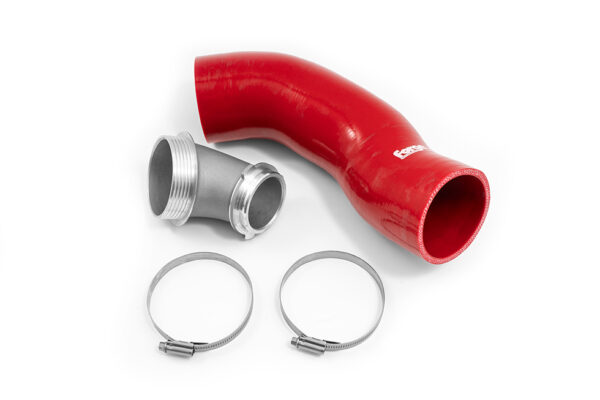 Inlet Elbow + Manicotto siliconico Golf 8 GTI / Audi A3 8Y / TT 8S e Q3 45 TFSI / Cupra Leon mk4 / Skoda Octavia NX VRS - Turbo Inlet Adaptor Forge - immagine 3