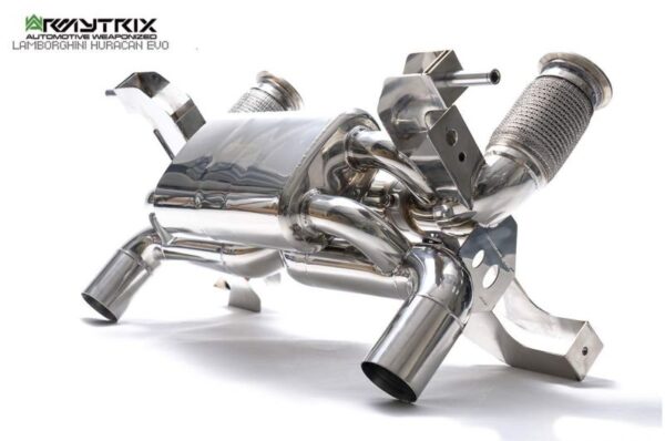 Scarico Sportivo Lamborghini Huracan LP640 / Evo / STO / Tecnica Armytrix Valvetronic Catback Exhaust System - immagine 2