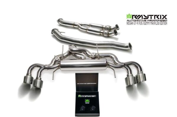Scarico Sportivo Nissan R35 GTR Armytrix 102mm Catback Exhaust System Maxflow Edition