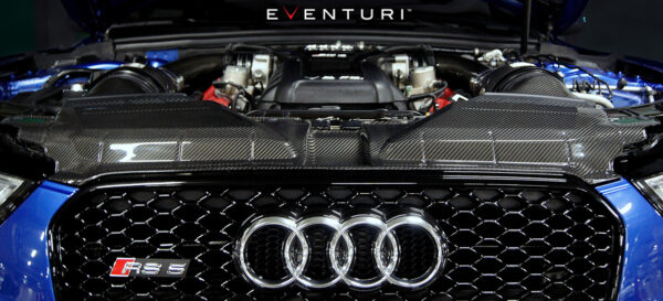 Copertura pannello Aspirazione Audi RS4 B8 / RS5 8T - Eventuri Carbon Fiber Slam Panel Cover - immagine 2