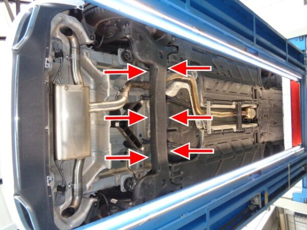 Scarico Sportivo Posteriore Silenziato Mercedes Classe A180 A200 A-Class W177 Versioni Ponte Rigido - immagine 3