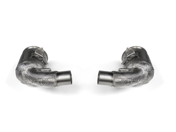 Downpipe 200 Celle / CPSI Porsche 911 992 Turbo / Turbo S - Akrapovic Link Pipe Set w Cat (SS) L-PO/SS/4