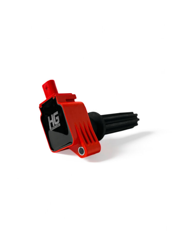 kit 4 Bobine alte prestazioni Rosse Ford Focus MK3 3 ST / RS / Mustang S550 - Motori Ecoboost 2.0 / 2.3 - High Performance Ignition Coils HG 