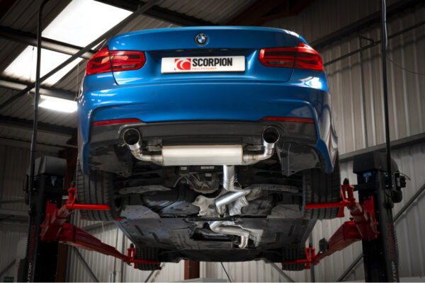 Scarico sportivo / Catback con Valvola BMW 340i F30 F31 / 440i F32 F33 Incl. X-Drive Non-GPF Model 2015 - 2018 - Scorpion - immagine 3
