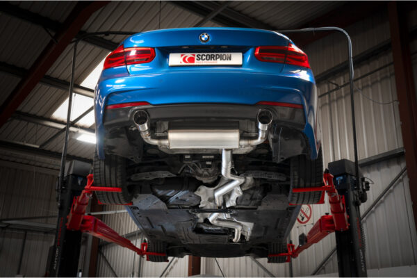 Scarico sportivo / Catback con Valvola BMW 340i F30 F31 / 440i F32 F33 Incl. X-Drive Non-GPF Model 2015 - 2018 - Scorpion - immagine 4