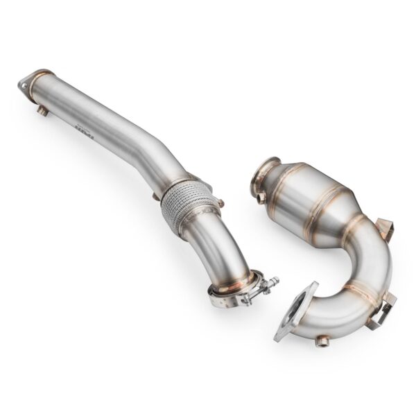 Downpipe 200 Celle + Front Pipe Hyundai i20N I20 N - Downpipe with sport Catalyst 200 cpsi