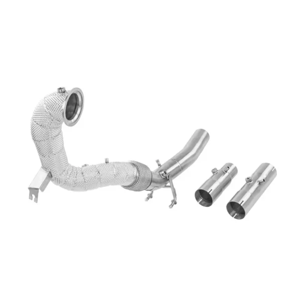 Downpipe Scat Con Scudo Termico Golf MK8 8 GTI / Octavia NX VRS - Alpha Competition Decat Downpipe with Heat Shield