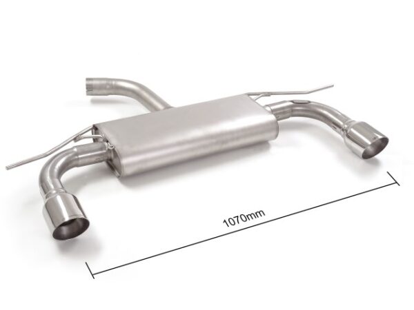 Scarico Sportivo Posteriore / Terminale Silenziato OMOLOGATO VW GOLF 7.5 GTI - 76mm