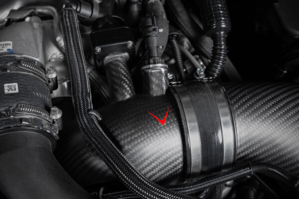 BMW M5 G90 G91 Eventuri Carbon Turbo Inlet Pipes - immagine 5