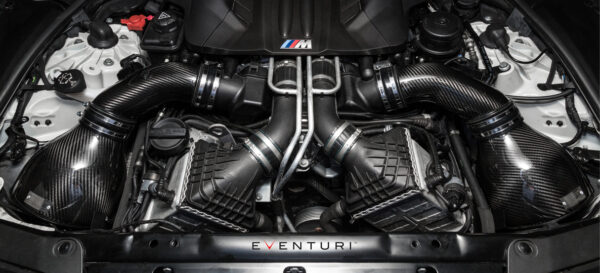 Aspirazione Diretta in Carbonio BMW M5 F10 / M6 F11 - Eventuri Carbon Fiber Intake System Gloss Finish - immagine 3