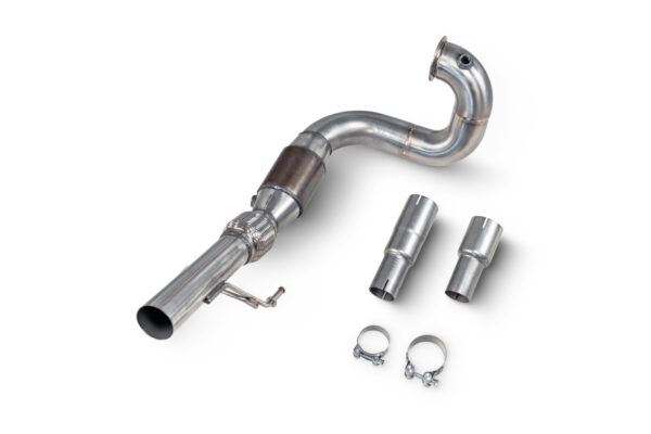 Downpipe 200 Celle + Opf / Gpf Delete VW UP! / UP GTI 1.0T - Scorpion 200 CPSI Catalyst