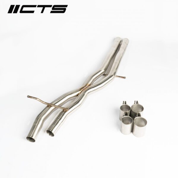 Scarico centrale diretto - Resonator Delete Kit – Audi S4 B9 3.0T - CTS TURBO