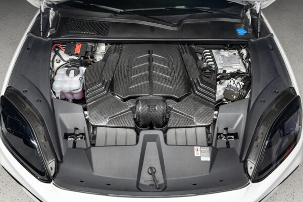 Aspirazione diretta in Carbonio Eventuri Porsche Cayenne Turbo S / GT / GTS Facelift 2025+ Carbon fiber intake - immagine 5