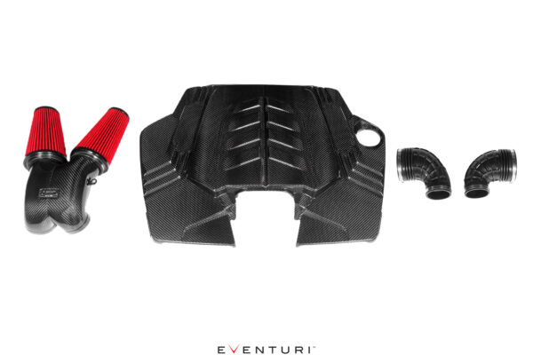 Aspirazione diretta in Carbonio Eventuri Porsche Cayenne Turbo S / GT / GTS Facelift 2025+ Carbon fiber intake