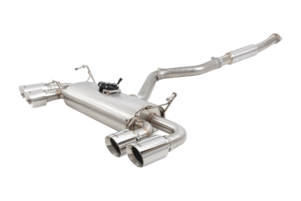 Scarico Sportivo Cat-Back 76mm con Valvola Varex 4 uscite Subaru Impreza WRX STI G3 S2 Hatchback 2008-2014 - XForce - immagine 4