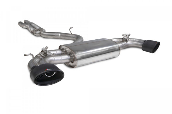 Scarico Sportivo con valvole Audi TTRS 8S MK3 400cv con terminali in carbonio - Scorpion Non Resonated Catback