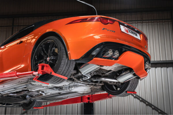 Scarico Sportivo Catbakc Jaguar F-Type R 5.0 Coupé / Convertible Incl. RWD / AWD 2014 - 2019 - Scorpion Exhaust - immagine 7