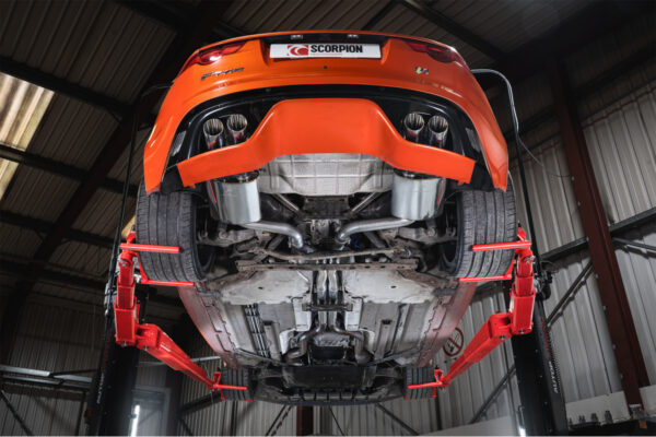 Scarico Sportivo Catbakc Jaguar F-Type R 5.0 Coupé / Convertible Incl. RWD / AWD 2014 - 2019 - Scorpion Exhaust - immagine 5