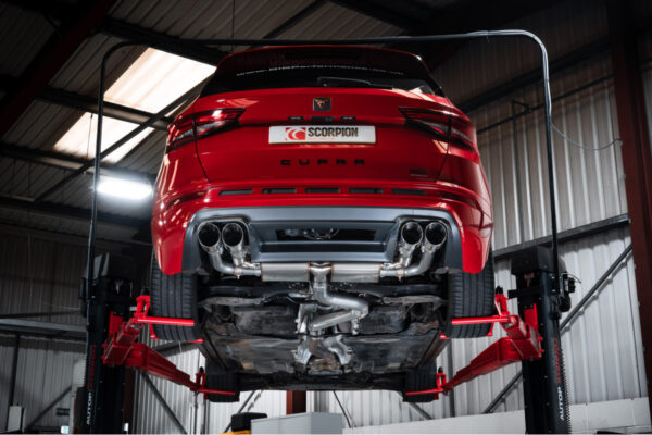 Scarico Sportivo con valvole Cupra Ateca 2.0 TSI 4 Drive - Scorpion Catback / GPF Back Valved - immagine 3