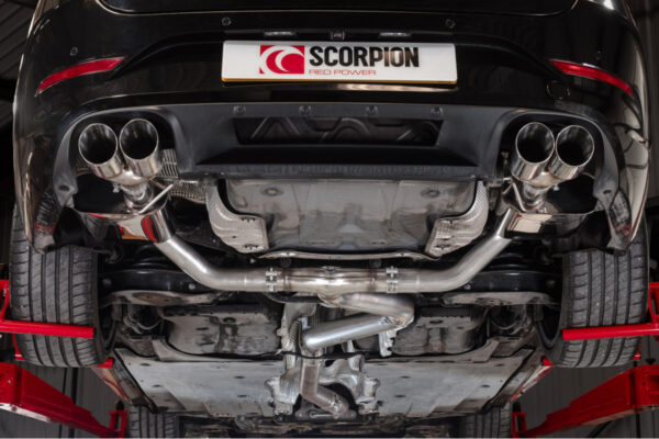 Scarico sportivo Catback Cupra Leon ST VZ 4Drive 2.0TSI DSG dal 2020 - Non-resonated gpf-back system - Scorpion - immagine 3