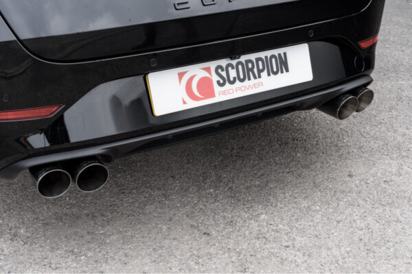 Scarico sportivo Catback Cupra Leon ST VZ 4Drive 2.0TSI DSG dal 2020 - Non-resonated gpf-back system - Scorpion - immagine 5