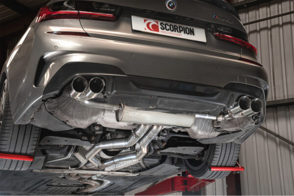 Scarico Sportivo / OPF-Back con valvola BMW G20 M340i xDrive 2019 - 2025 GPF-Back system with electronic valve Scorpion - immagine 4