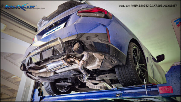 Scarico Sportivo / GPF-Back con valvola con motorino elettrico + Telecomando BMW 220i G42 Coupe - immagine 3