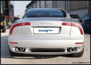 Scarico Sportivo Posteriore con terminali ovali 120x80mm - Maserati GT 3.2 3200 V8 368CV 2002 >