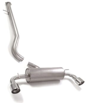 Scarico Sportivo GPF-Back 70mm centrale diretto + posteriore silenziato Omologato Toyota Yaris GR MK1